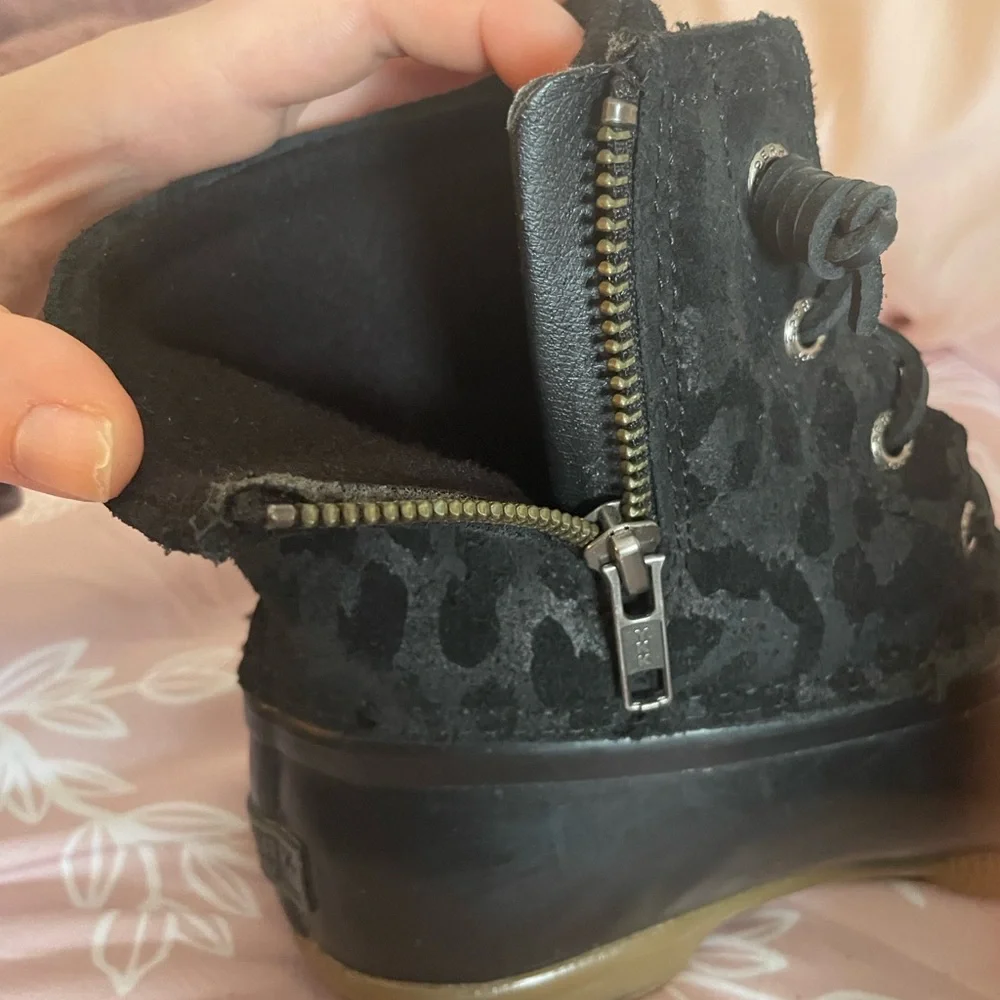 Sperry Black Women's Duck Boots